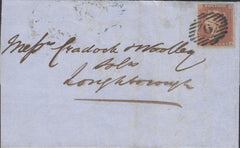 82109 - PL.167(QK)(SG8) ON COVER LONDON TO LOUGHBOROUGH. Wrapper London to Loughborou...