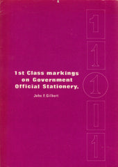 84936 - 1ST CLASS MARKINGS ON GOVERNMENT OFFICAL STATIONER...