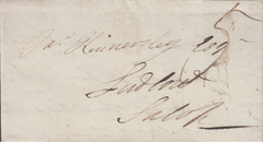 86638 - 1794 BRISTOL/'BRISTOL' HAND STAMP (BS36). Letter Bristol to Ludlow dated 4th J...