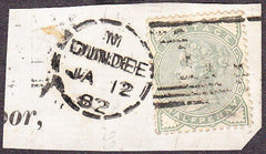 88659 - DUNDEE DOTTED CIRCLE (RA30). Small piece with 1880...