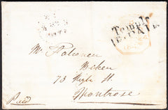 90739 - 1842 envelope with letter London to Montrose dated...