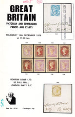 91374 - GREAT BRITAIN - VICTORIAN AND EDWARDIAN PROOFS and E...