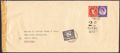 93127 - 1958 UNDERPAID MAIL PETERBOROUGH TO CAMBRIDGE. Large envelope (232x102) Peterborough to Cambridge ...