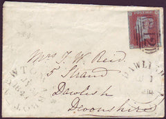 93914 - WAFER SEAL/PL.44 (DL)(SG8a). 1844 envelope Colefor...