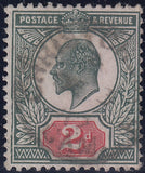 94220 - 1911 2d (SG292), fine used showing fine constant v...