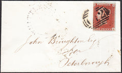 94249 - CAMBS/'WHITTLESEY' UDC (CB153). Undated envelope used locally in Peterborou...
