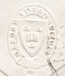 95737 - 1877 'O.U.S.' UNDERPRINT (SPEC PP154/PL.170(SG43)(QC) USED ON COVER OXFORD TO NORWICH.