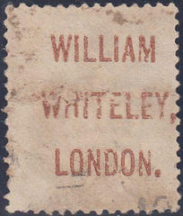 95898 - "WILLIAM WHITELEY, LONDON." UNOFFICIAL UNDERPRINT ...