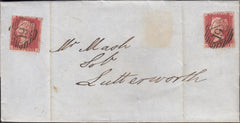 96902 - 1858 DIE 2 1D PL.60 PERFORATION 16 (SG36)(AI AJ) USED ON COVER/L...