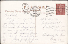 97913 - 1951 UNDERPAID MAIL BLACKPOOL TO BELGIUM.