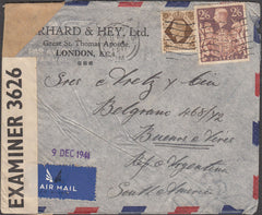 98427 - 1941 MAIL LONDON TO ARGENTINA.