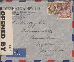 98429 - 1941 MAIL LONDON TO ARGENTINA.