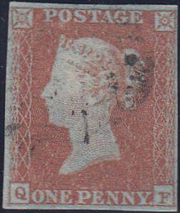 99616 - PL.124 (QF)/VERY BLUED PAPER (SG8a).