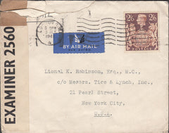 99774 - 1941 MAIL LONDON TO NEW YORK.