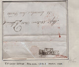 128091 COLLECTION OF LONDON 1809-1847 ONE PENNY POST/TWOPENNY POST HAND STAMPS (42 ITEMS).