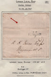 128091 COLLECTION OF LONDON 1809-1847 ONE PENNY POST/TWOPENNY POST HAND STAMPS (42 ITEMS).