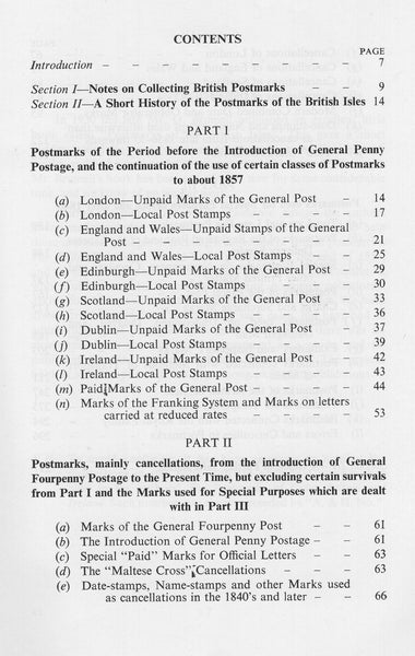 131047 'BRITISH POSTMARKS - A SHORT HISTORY AND GUIDE' BY ALCOCK AND HOLLAND.