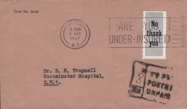 134953 CIRCA 1967-89 'FUN PHILATELY' COLLECTION OF ALLOWED/DISALLOWED ECCENTRIC USAGES (42 COVERS).