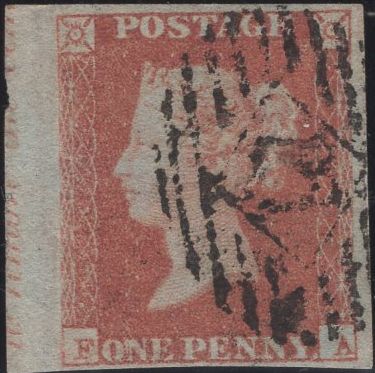 134995 1849 1D PL.96 (SG8)(FA).