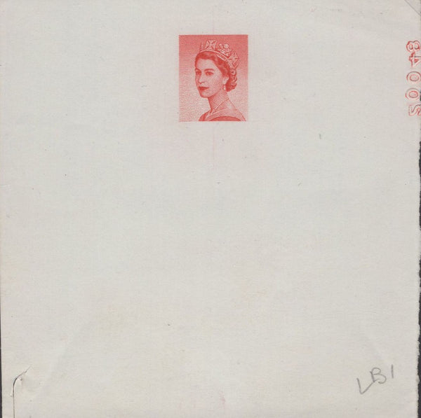 135020 1955 QE II CASTLE ISSUE DIE PROOF OF WILDING HEAD WITH DIADEM IN ROSE-CARMINE ENGRAVED BY HAROLD BARD.