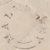 135039 1842 MAIL MALMSBURY, WILTS TO CHIPPENHAM WITH 1840 2D BLUE PL.1 (SG5)(DE).