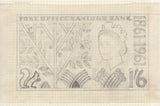 135143 1961 POST OFFICE SAVINGS ISSUE (SG623/625) SUPERB ARTWORK EX THE MICHAEL GOAMAN ARCHIVE.