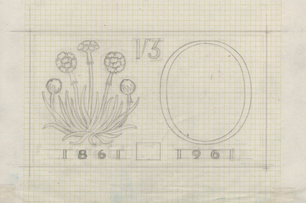 135143 1961 POST OFFICE SAVINGS ISSUE (SG623/625) SUPERB ARTWORK EX THE MICHAEL GOAMAN ARCHIVE.