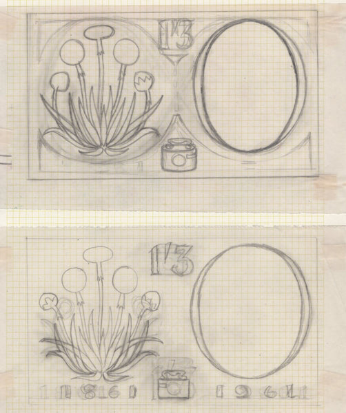 135143 1961 POST OFFICE SAVINGS ISSUE (SG623/625) SUPERB ARTWORK EX THE MICHAEL GOAMAN ARCHIVE.