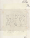 135145 1961 'EUROPA/CEPT' ISSUE (SG626/628) SUPERB ARTWORK EX THE MICHAEL GOAMAN ARCHIVE.
