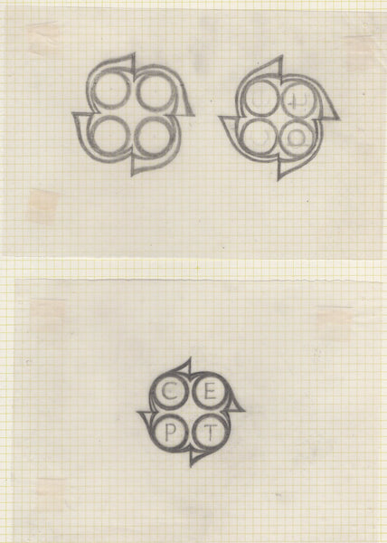 135145 1961 'EUROPA/CEPT' ISSUE (SG626/628) SUPERB ARTWORK EX THE MICHAEL GOAMAN ARCHIVE.