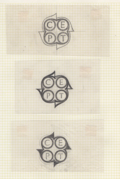 135145 1961 'EUROPA/CEPT' ISSUE (SG626/628) SUPERB ARTWORK EX THE MICHAEL GOAMAN ARCHIVE.