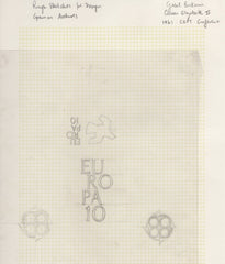 135145 1961 'EUROPA/CEPT' ISSUE (SG626/628) SUPERB ARTWORK EX THE MICHAEL GOAMAN ARCHIVE.