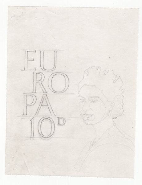 135145 1961 'EUROPA/CEPT' ISSUE (SG626/628) SUPERB ARTWORK EX THE MICHAEL GOAMAN ARCHIVE.