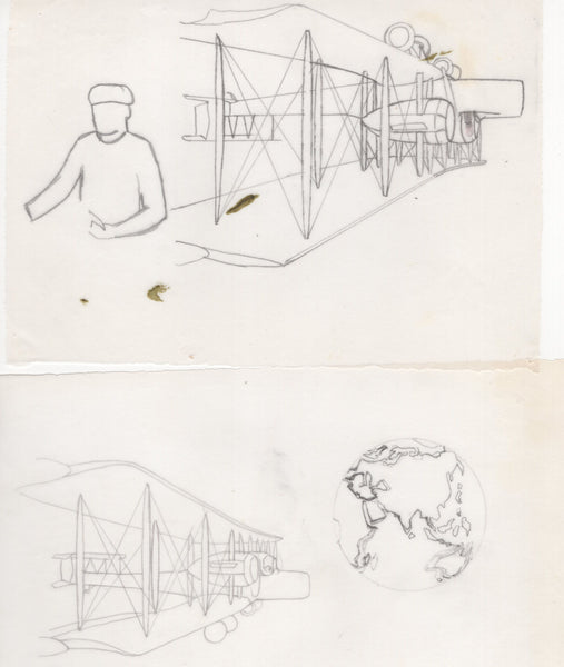 135147 1969 'ANNIVERSARIES' 1/9 VALUE (SG795) 'VICKERS VIMY AIRCRAFT' SUPERB ARTWORK BY MICHAEL GOAMAN.