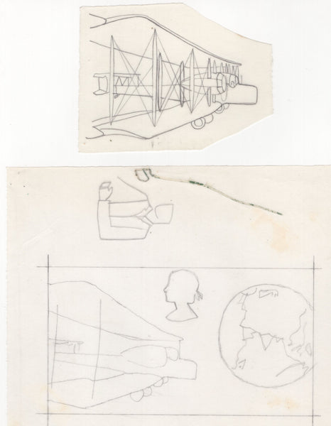 135147 1969 'ANNIVERSARIES' 1/9 VALUE (SG795) 'VICKERS VIMY AIRCRAFT' SUPERB ARTWORK BY MICHAEL GOAMAN.