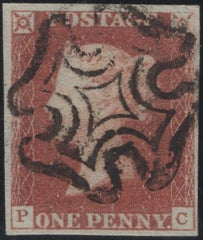 135194 1841 1D RED PL.8 (SG7)(PC).