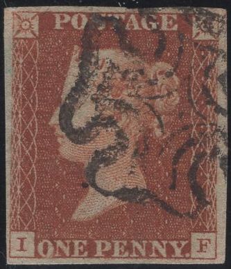 135199 1841 1D RED PL.8 (SG7)(IF).