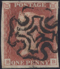 135211 1841 1D RED PL.8 (SG7)(BB).