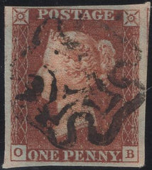 135218 1841 1D RED PL.8 (SG7)(OB).