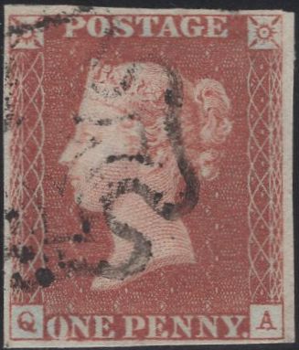 135231 1841 1D RED PL.10 (SG7)(QA).