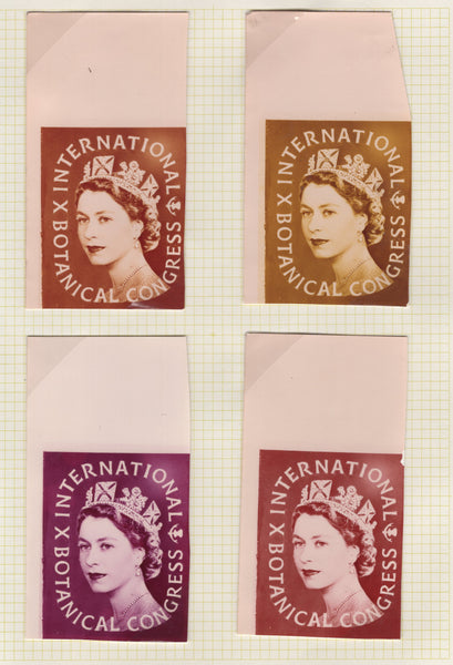 135246 1964 'TENTH INTERNATIONAL BOTANICAL CONGRESS' SUPERB ARCHIVE OF ARTWORK BY THE DESIGNERS OF THIS ISSUE MICHAEL AND SYLVIA GOAMAN.