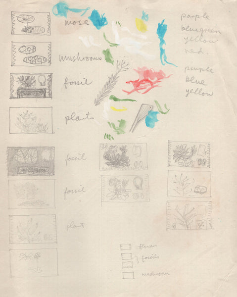 135246 1964 'TENTH INTERNATIONAL BOTANICAL CONGRESS' SUPERB ARCHIVE OF ARTWORK BY THE DESIGNERS OF THIS ISSUE MICHAEL AND SYLVIA GOAMAN.
