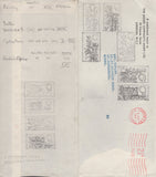 135246 1964 'TENTH INTERNATIONAL BOTANICAL CONGRESS' SUPERB ARCHIVE OF ARTWORK BY THE DESIGNERS OF THIS ISSUE MICHAEL AND SYLVIA GOAMAN.