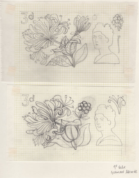 135246 1964 'TENTH INTERNATIONAL BOTANICAL CONGRESS' SUPERB ARCHIVE OF ARTWORK BY THE DESIGNERS OF THIS ISSUE MICHAEL AND SYLVIA GOAMAN.