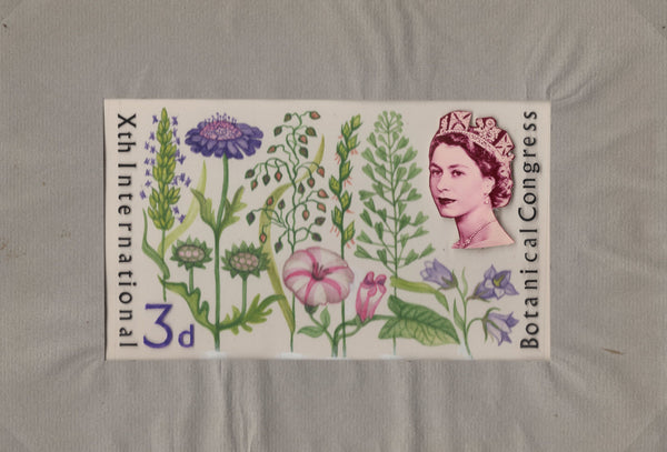 135246 1964 'TENTH INTERNATIONAL BOTANICAL CONGRESS' SUPERB ARCHIVE OF ARTWORK BY THE DESIGNERS OF THIS ISSUE MICHAEL AND SYLVIA GOAMAN.