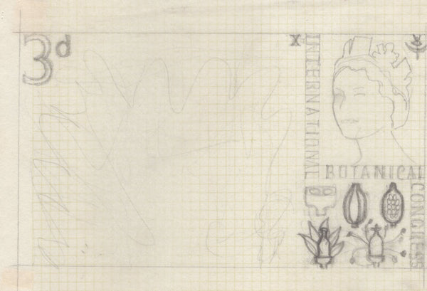 135246 1964 'TENTH INTERNATIONAL BOTANICAL CONGRESS' SUPERB ARCHIVE OF ARTWORK BY THE DESIGNERS OF THIS ISSUE MICHAEL AND SYLVIA GOAMAN.