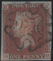 135305 1841 1D RED PLATE ELEVEN (SG7)(GG).