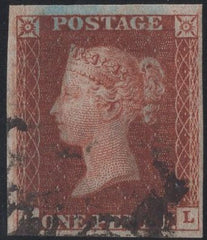 135311 1841 1D RED PLATE ELEVEN (SG7)(LL).