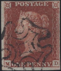 135312 1841 1D RED PLATE ELEVEN (SG7)(MD).