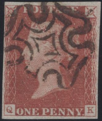 135322 1841 1D RED PLATE ELEVEN (SG7)(QK).